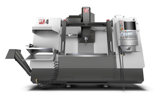 Haas VF4 - VMC with 4th Axis & Throughcoolant